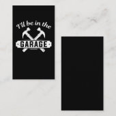 整備士パパ職人ガレージ修理工 名刺 (正面/裏面)