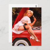 整備士ピン留め ポストカード (正面/裏面)