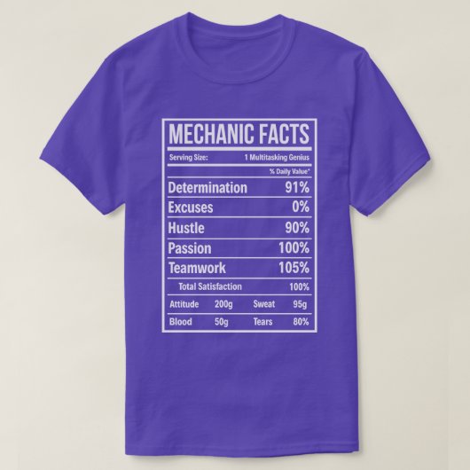 整備士ファクト整備士Tシャツ Tシャツ (デザイン正面)