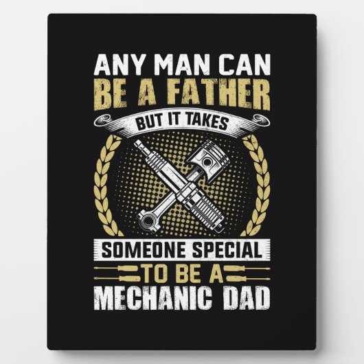 整備士ベA整備士パパ フォトプラーク (正面)