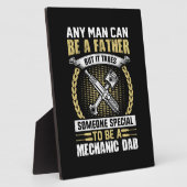 整備士ベA整備士パパ フォトプラーク (側面)