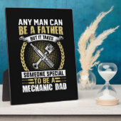 整備士ベA整備士パパ フォトプラーク (側面)