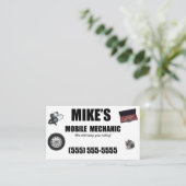 整備士モバイル自動修復サービス 名刺 (スタンド正面)