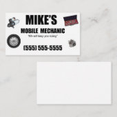 整備士モバイル自動修復サービス 名刺 (正面/裏面)