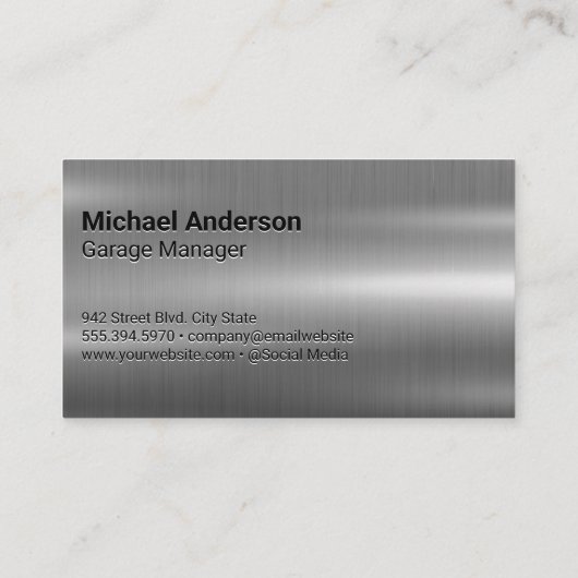 整備士レンチ | ロ車のゴ 名刺 (裏面)