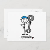 整備士付きレンチスティックフィギュア ポストカード (正面/裏面)