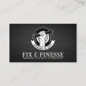 整備士保持レンチ | 自動サービス 名刺 (正面)