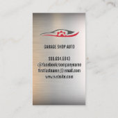 整備士保持具 | 自動車修理 名刺 (裏面)
