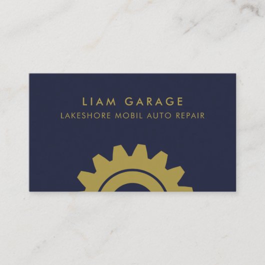 整備士名刺モバイル自動修復 名刺 (正面)