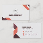 整備士名刺モバイル自動修復 名刺 (正面/裏面)