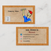 整備士名刺 名刺 (正面/裏面)