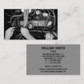 整備士名刺 名刺 (正面/裏面)