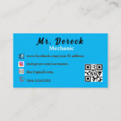 整備士名刺 名刺 (裏面)