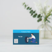 整備士名刺 名刺 (スタンド正面)