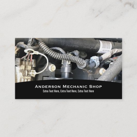 整備士名刺 名刺 (正面)