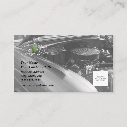 整備士名刺 名刺 (正面)