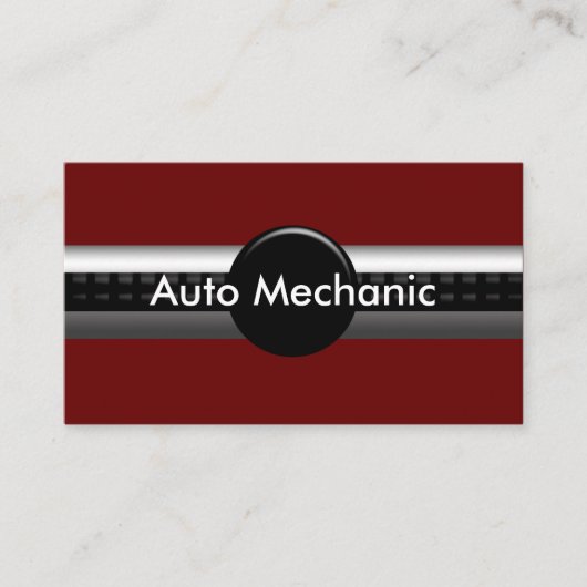 整備士名刺 名刺 (正面)