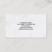 整備士固定 | 車のロゴ 名刺 (裏面)