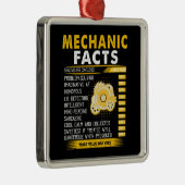整備士好き|整備士の妻の定義 メタルオーナメント (右)