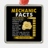 整備士好き|整備士の妻の定義 メタルオーナメント (正面)