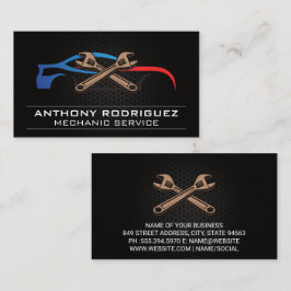 整備士庫 |スポーツカーレンチスのロゴ 名刺