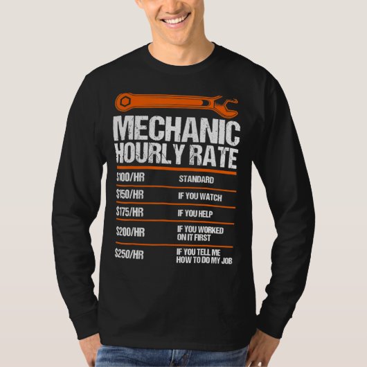 整備士時給フューチャー整備士1 Tシャツ (正面)