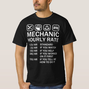 整備士時給自動車整備士 Tシャツ