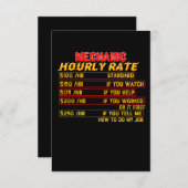 整備士時給 サンキューカード (正面/裏面)