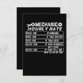 整備士時給 サンキューカード (正面/裏面)