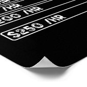 整備士時給 ポスター (角)