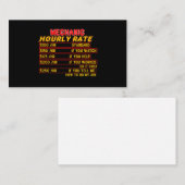 整備士時給 名刺 (正面/裏面)