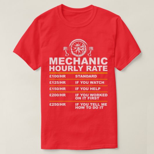 整備士時給gbp tシャツ (デザイン正面)