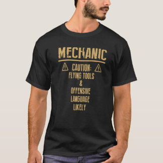 整備士注意 Tシャツ