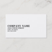 整備士用タイヤ名刺 名刺 (裏面)