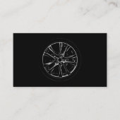 整備士用タイヤ名刺 名刺 (正面)