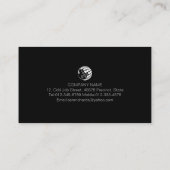 整備士自動修復レンチシルエット 名刺 (裏面)