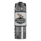 整備士自動修復ロゴツール タンブラー (正面)