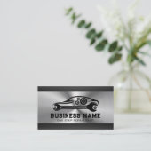 整備士自動修理車&レンチメタル車の 名刺 (スタンド正面)