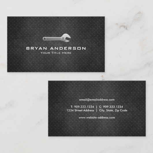 整備士自動購入名刺 名刺 (正面/裏面)