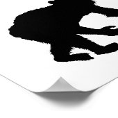 整備士自動車修理ワークショップスタッフの作業 ポスター (角)