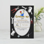 整備士誕生日 招待状 (スタンド正面)