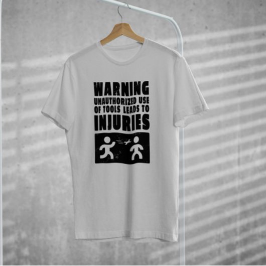 整備士警告標識 Tシャツ