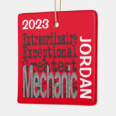 整備士超並外カスタム セラミックオーナメント (左)