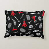 整備士車のサービス技術者 アクセントクッション (裏面)