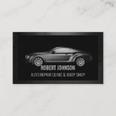 整備士車のブラック高速修復センター 名刺 (正面)