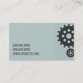 整備士車の体ショップカー修理 名刺 (裏面)