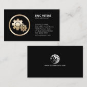 整備士車の自動修復レンチアイコン名刺 名刺 (正面/裏面)