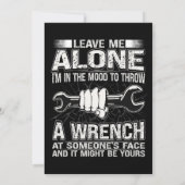 整備士車ガイ車ガレージ20 招待状 (裏面)