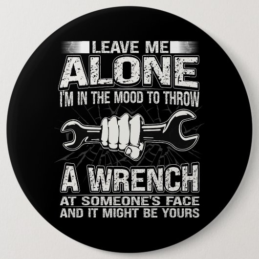 整備士車ガイ車ガレージ20 缶バッジ (正面)