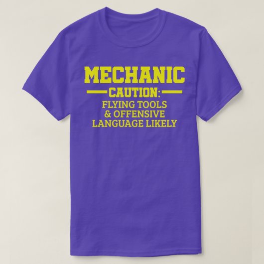整備士車整備士技術者 Tシャツ (デザイン正面)